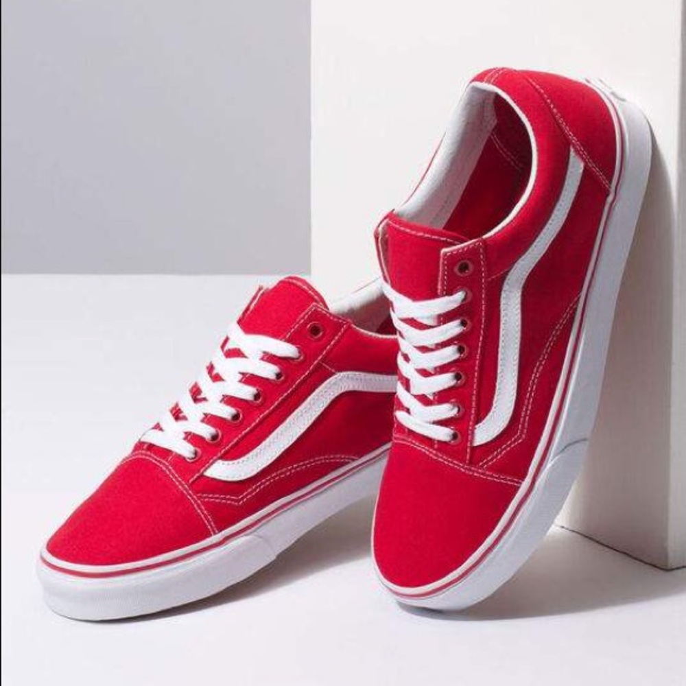 Red Old Skool Vans